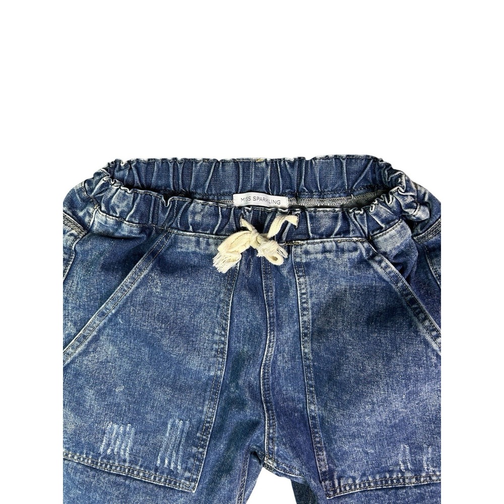 Miss Sparkling High Rise Straight Leg Denim Jeans Women's Size Medium - Picture 4 of 7